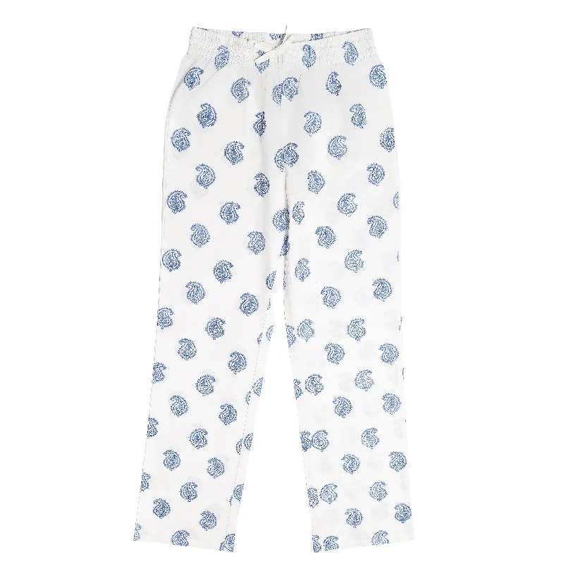 Blue Paisley PJ Bottoms