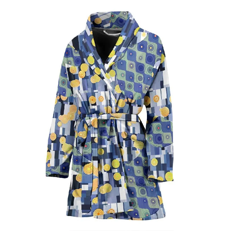 Klimt Pattern Print Women Long Robe