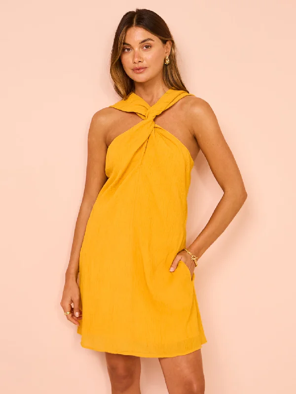 Anna Quan Imogen Dress in Tumeric