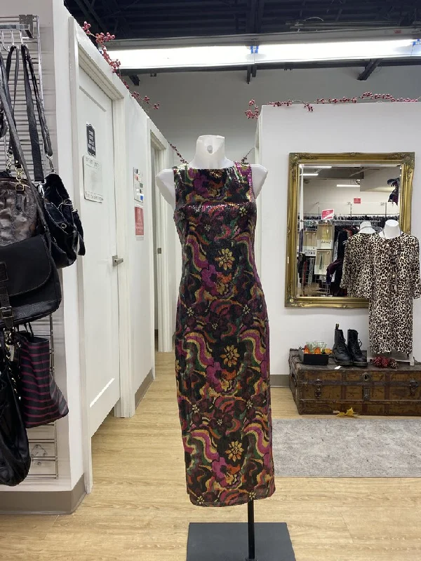 Misa sequin maxi dress 0