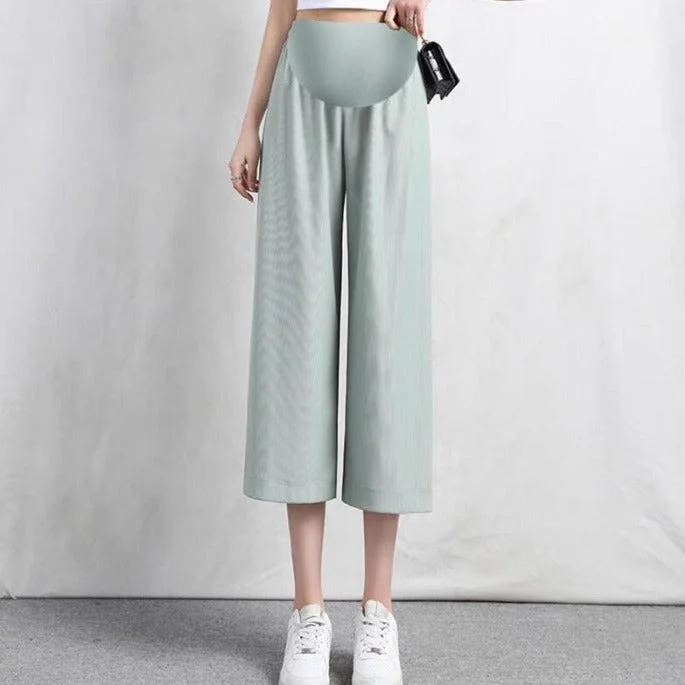 Light Green [Ice Silk Cropped Pants]]