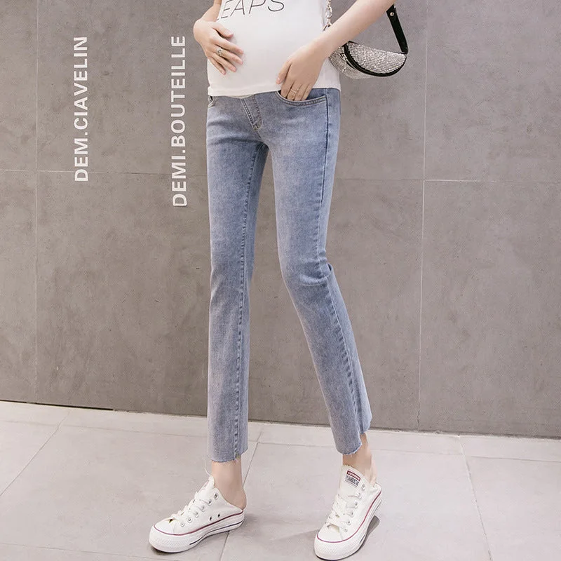 Nidell: Pregnant Women’s Elegant Jeans Long pants for Summer