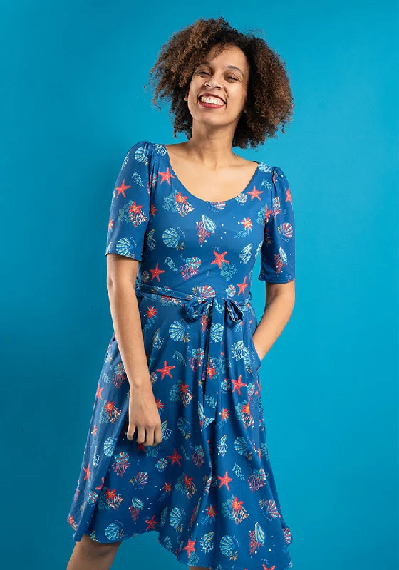 Atlanta Starfish & Shells Print Dress