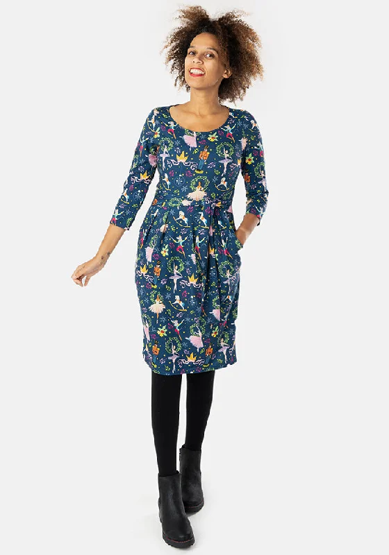 Serefine Nutcracker Print Dress