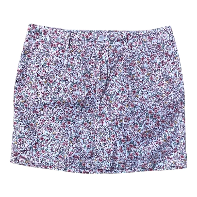 Skort By St Johns Bay In Floral Print, Size: 2