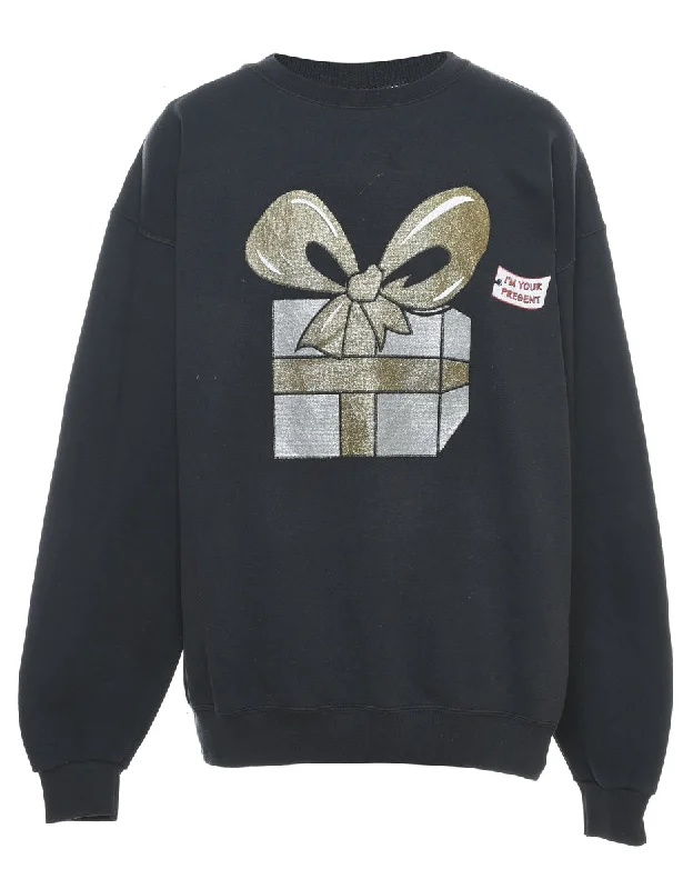 Festive Gifts Christmas Sweatshirt - L