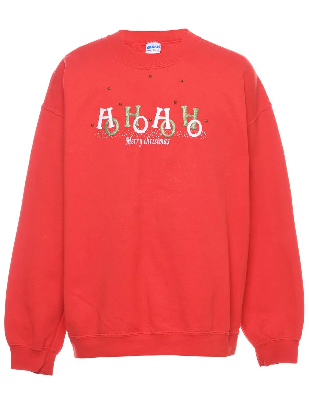 Festive Season Christmas Sweatshirt - L