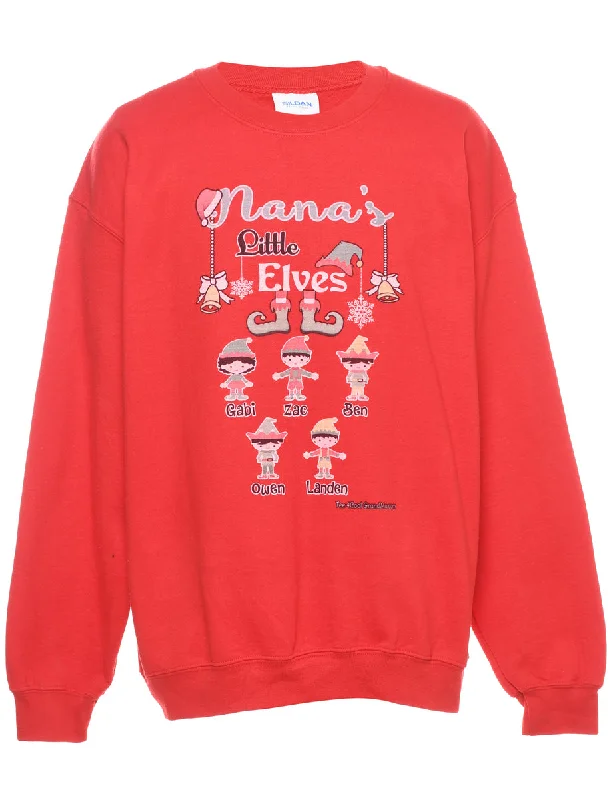 Festive Season Christmas Sweatshirt - L