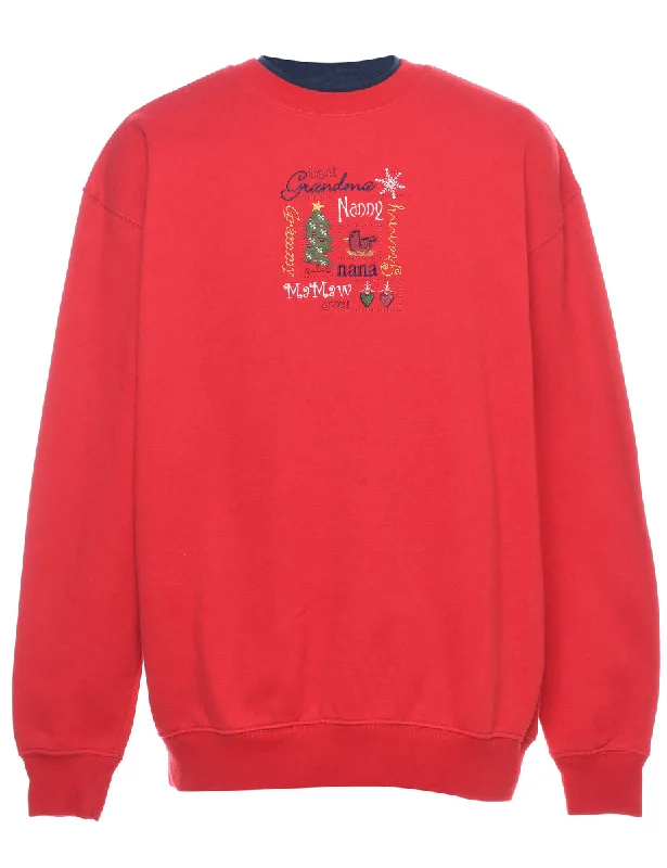 Festive Season Christmas Sweatshirt - L