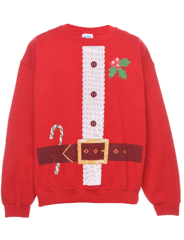 Festive Season Christmas Sweatshirt - L