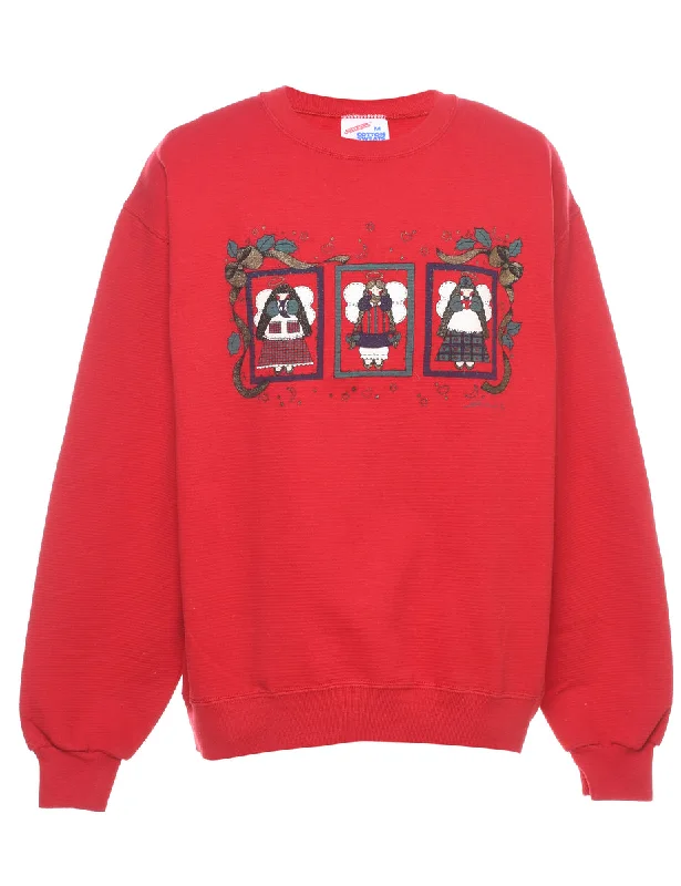 Festive Season Christmas Sweatshirt - M