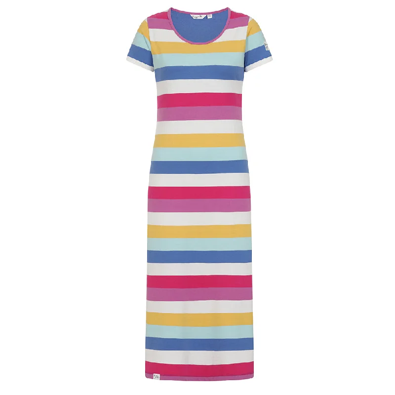 LJ150 - Long T-Shirt Dress - Multi