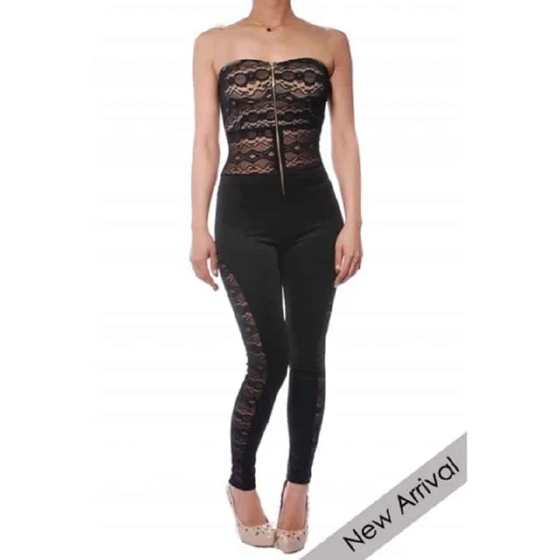 Cher Lace Top jumpsuit catsuit