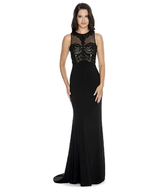 Decode 1.8 - Illusion Laced Formal Evening Gown 184116SC