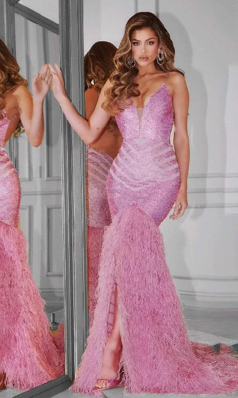 **Portia and Scarlett: Captivating Sequined Mermaid Dress for Unforgettable Occasions**